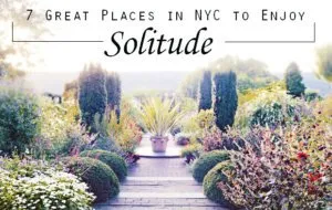 Places to Find Solitude in NYC